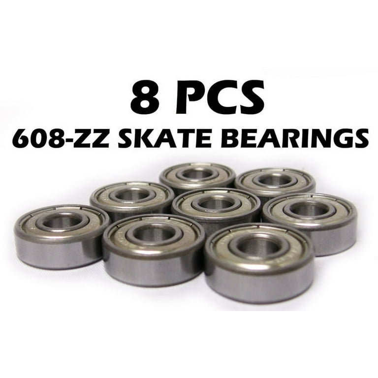 Sackorange 608 ZZ Skateboard Bearings, Double Shielded