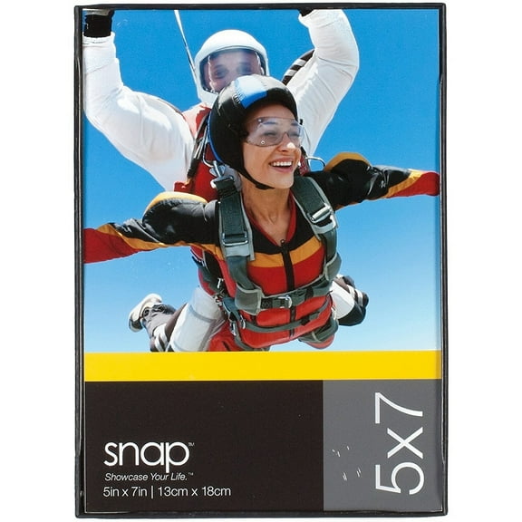 ECONOMY Black Front-Load 5x7 frame by SNAP - 5x7