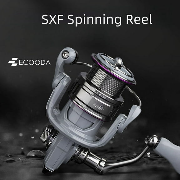 ECOODA SXF-3000D Shadow Seeking Spinning Reels River Lake Stream Fishing Bait Casting Fly Fishing Spin Made Durable Metal Alloy