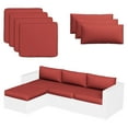 thumbnail image 1 of MRUAKA Outdoor Cushions for Patio Furniture, 7-Piece Replacement Cushions for Outdoor Furniture, Water-Resistant Patio Cushions, Outdoor Couch Cushions for 4-Seat Outdoor Sectional Sofa (Wine), 1 of 1
