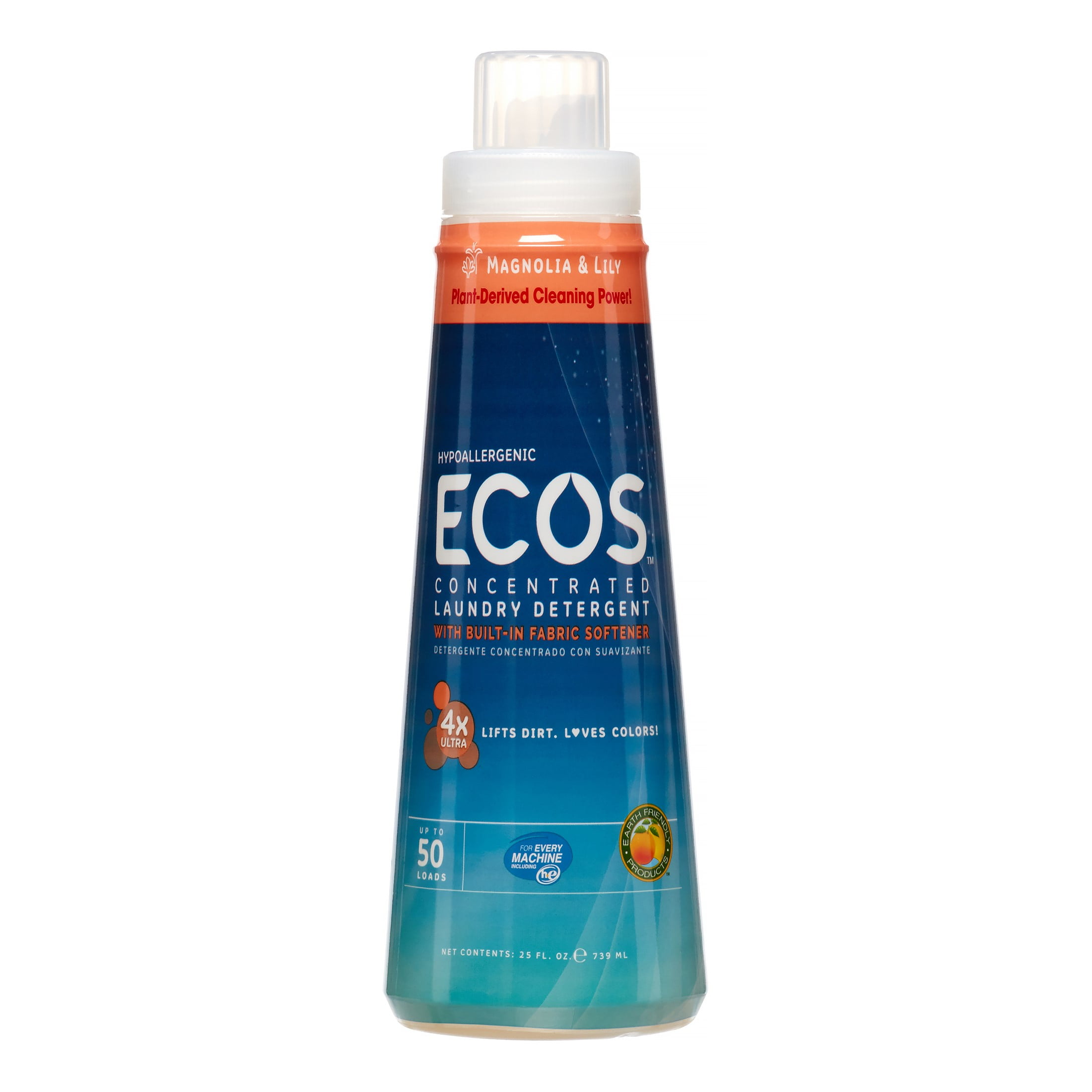 ECOS 4X Laundry Detergent, Magnolia & Lily, 50 Loads