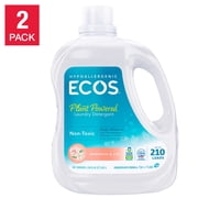 منظفات الغسيل السائلة Ecos He، ماغنوليا وزنبق، 210 حمولة، 210 أونصة سائلة، عدتين