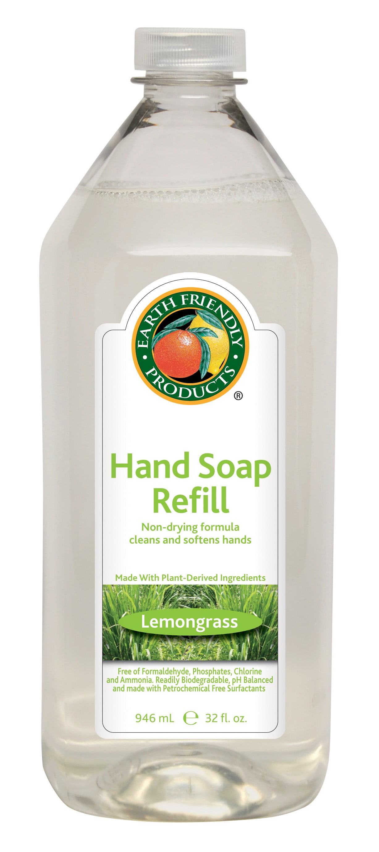 ECOS Hypoallergenic Hand Soap Refill, Lemongrass, 32 Oz