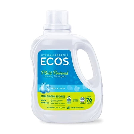 Earth Friendly Products Free & Clear with Enzymes Laundry Detergent 70 fl. oz.