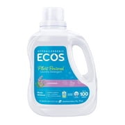ECOS Hypoallergenic Liquid Laundry Detergent for Sensitive Skin, Lavender, 100 Loads, 100oz