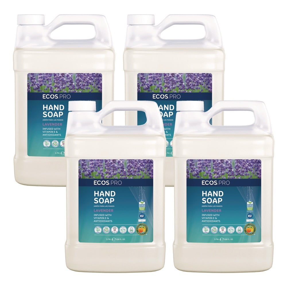 ECOS PRO PL966504CT 1 Gallon Liquid Hand Soap - Lavender (4/Carton)
