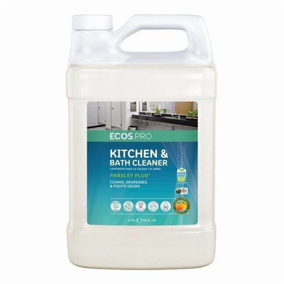 Parsley Plus 1-Gallon Bottle All-Purpose Kitchen and Bathroom Cleaner - Herbal Scent