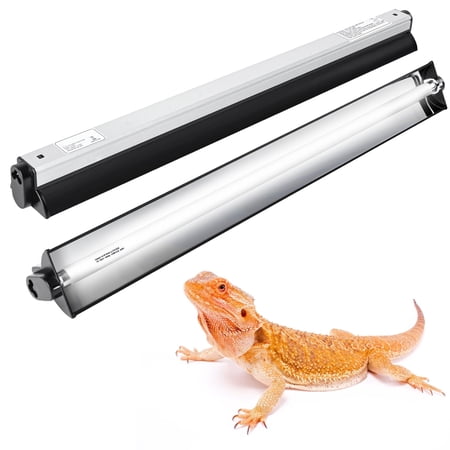 ECOSUB 24W T5 HO UVB Reptile Terrarium Habitat Lighting Kit, White