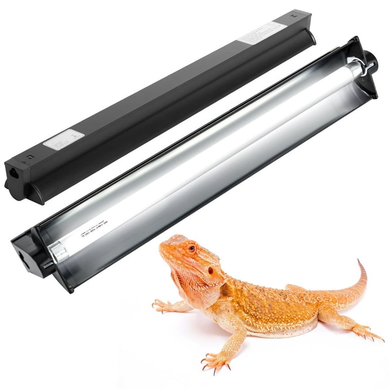 ECOSUB 24W T5 HO UVB Reptile Terrarium Habitat Lighting Kit, Black, Count