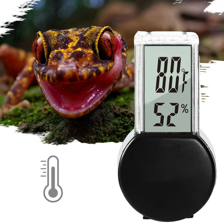 ECOSUB Reptile Digital Thermometer Hygrometer Accurate LCD Display