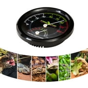 ECOSUB Reptile Tank Thermometer Accurate Temperature & Humidity Readings with Dual Gauges