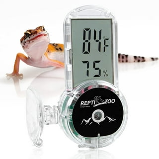 OIIBO Reptile Thermometer Hygrometer for Terrarium Tank, Digital Display  Reptile Thermometer and Humidity Gauge Upgraded Reptile Thermometer with