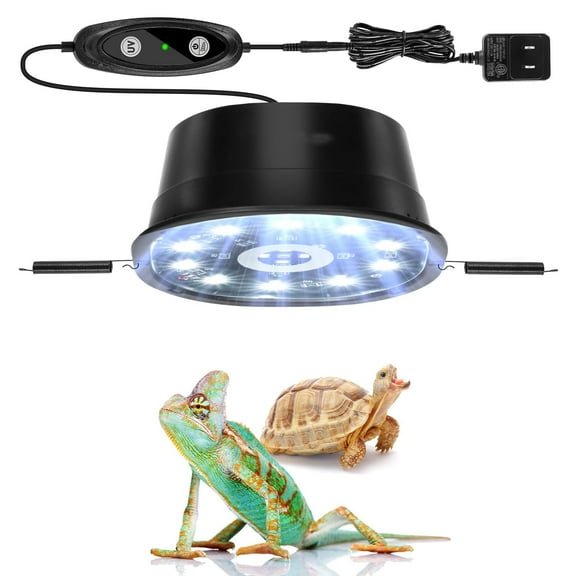 ECOSUB UVB Reptile Light with Dimming, UVB LED Lamp, Adjustable Brightness UVB Light Fixture