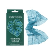 EcoTools Exfoliating Bath Net Made with Recycled Nylon, Green