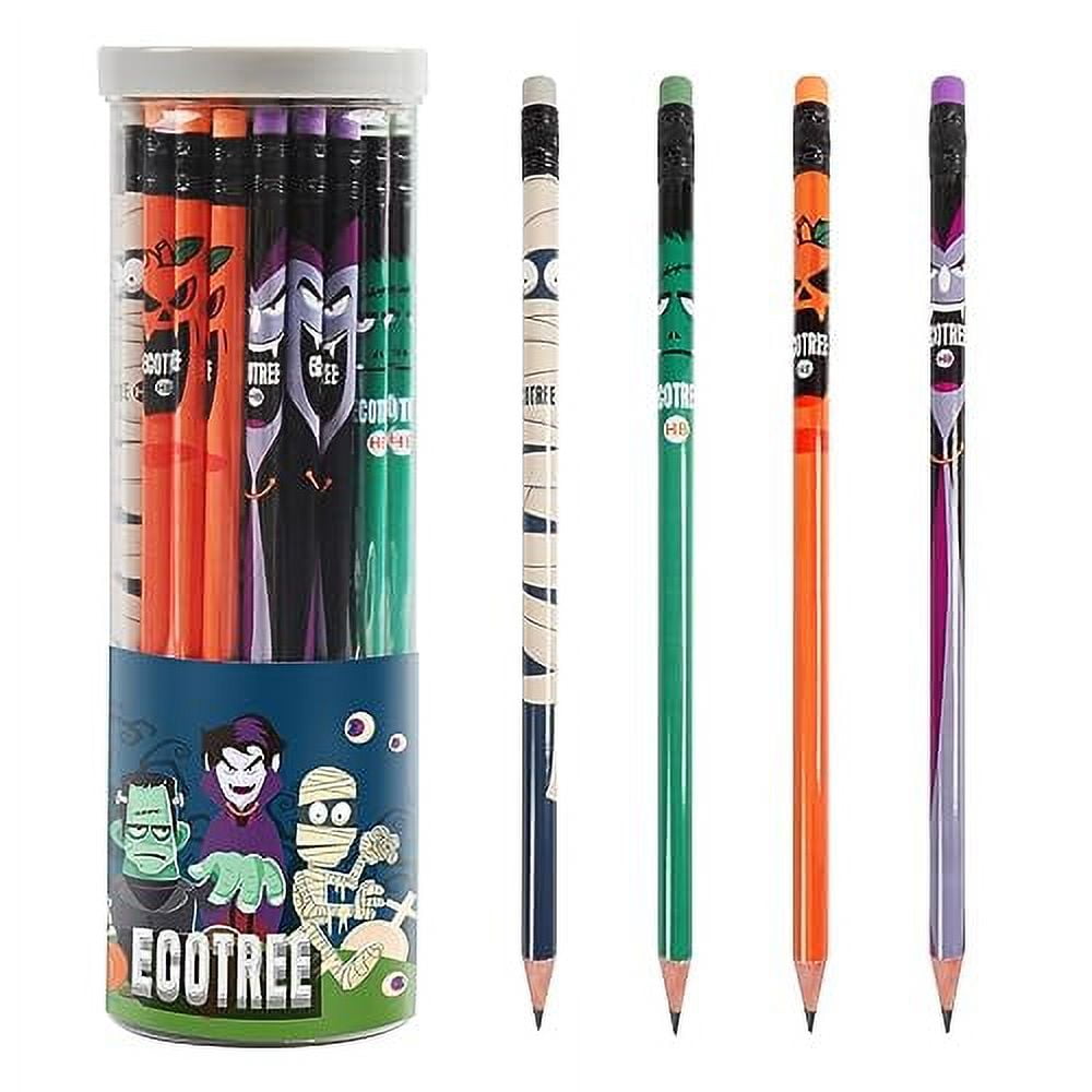 ECOTREE Pencils 2 Halloween .. Pencils Bulk Cute Pencils .. Number 2