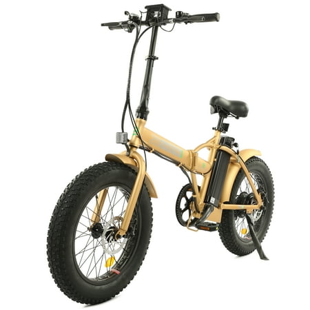ECOTRIC 20 Inch Fat Tire e-Bike 500W 48V Foldable Frame Pedal Assist Commute Bike 7 Speed UL2849