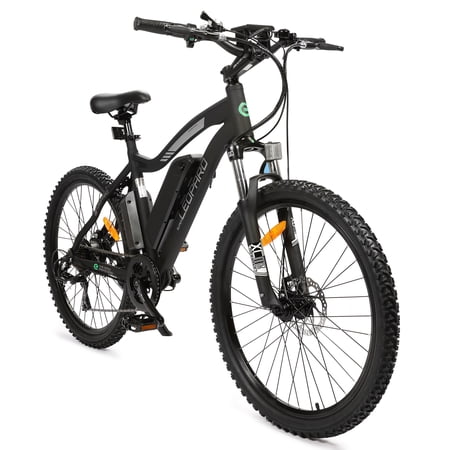 ECOTRIC City Commuter Ebikes Mountain Electric Bike Adults 26" E Bike 500W Powerful Motor 36V 12.5Ah Removable Lithium Battery Suspension Fork 7 Speed