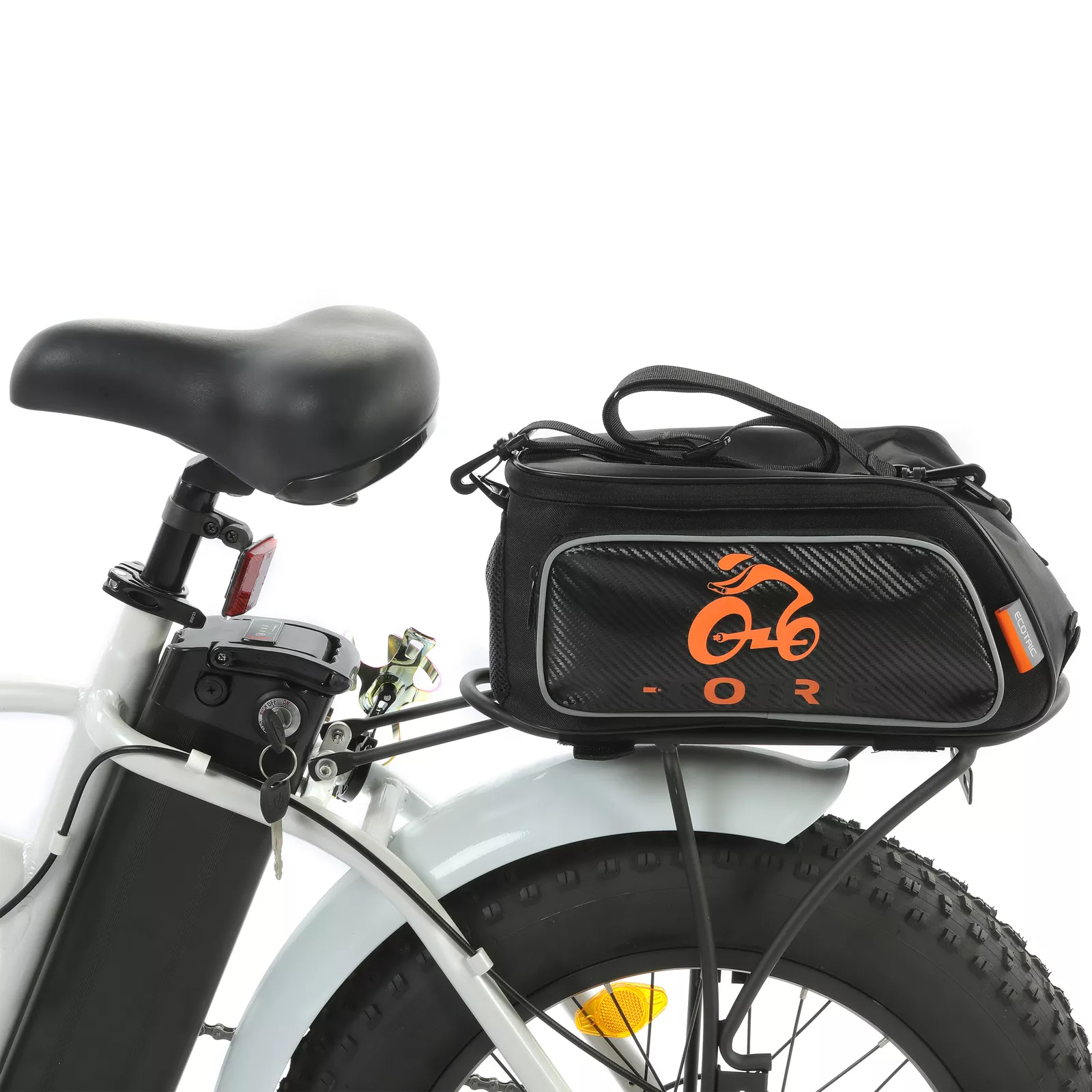 ECOTRIC Cycling Bicycle Rear Rack Bag Waterproof Bike Trunk Pannier ...