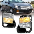 thumbnail image 1 of ECOTRIC Fog Light Lamps + Signal Lights Clear Lens Pair Compatible with 2004-2007 Cadillac CTS-V Replacement for GM2592153 GM2593153 | 25753699 25753700 | 15140707 15140708, 1 of 7