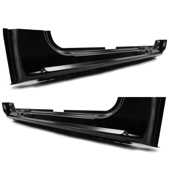 KOJEMRocker Panel Compatible with 1999-2007 Chevy Silverado Sierra 1500 2500 3500 Extended Cab 4 Door Left & Right(2 Packages Shipment)