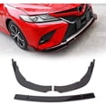 thumbnail image 1 of ECOTRIC Front Bumper Lip Chin Splitter Bumper Cover Trim Spoiler Splitter Diffuser Deflector Fits 2018-2022 Toyota Camry SE/XSE 19 20 21 Gloss Black, 1 of 13
