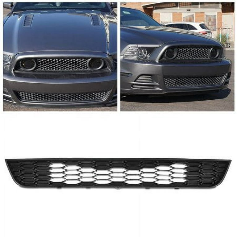 ECOTRIC Front Bumper Lower Bottom Grille Grill for 2013 2014 Mustang  Replaces DR3Z17K945AB (W/O Appearance Package) 