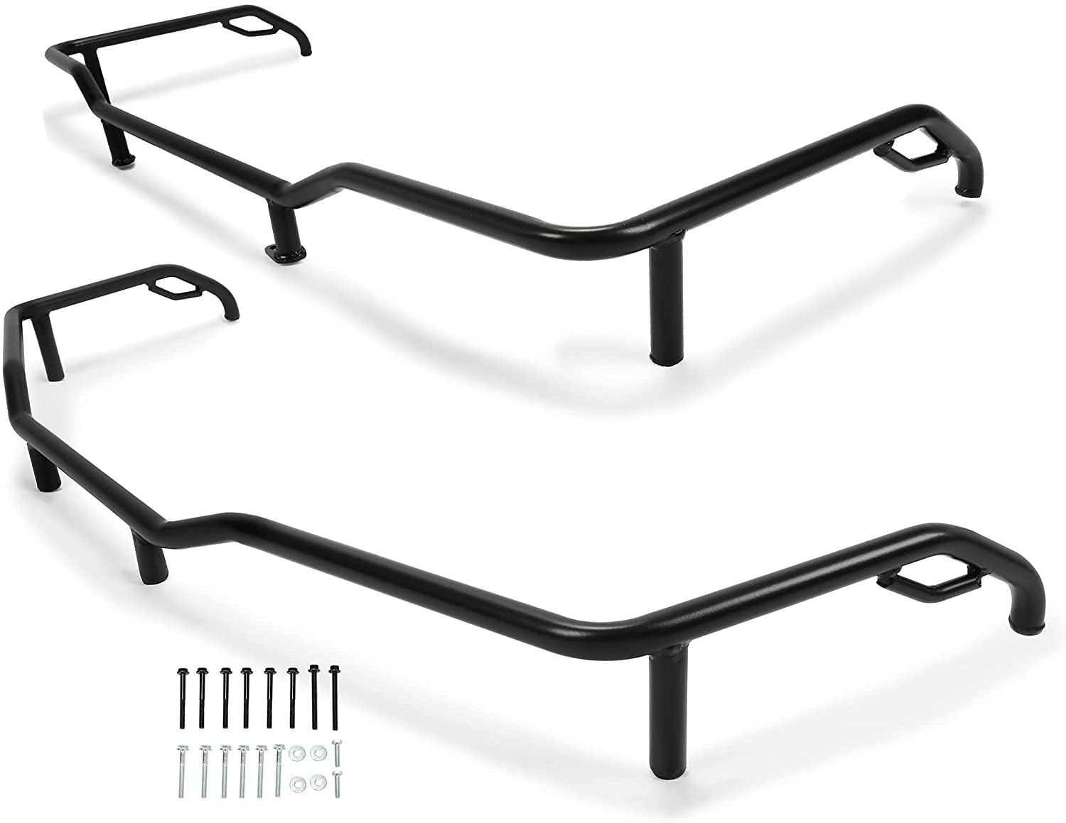 ECOTRIC Front \u0026 Rear Rack Extender Storage Rack Extender Replacement Compatible with 2014-2020 Polaris Sportsman 450 570 Replacement for 2879716 2879717 Set of 2