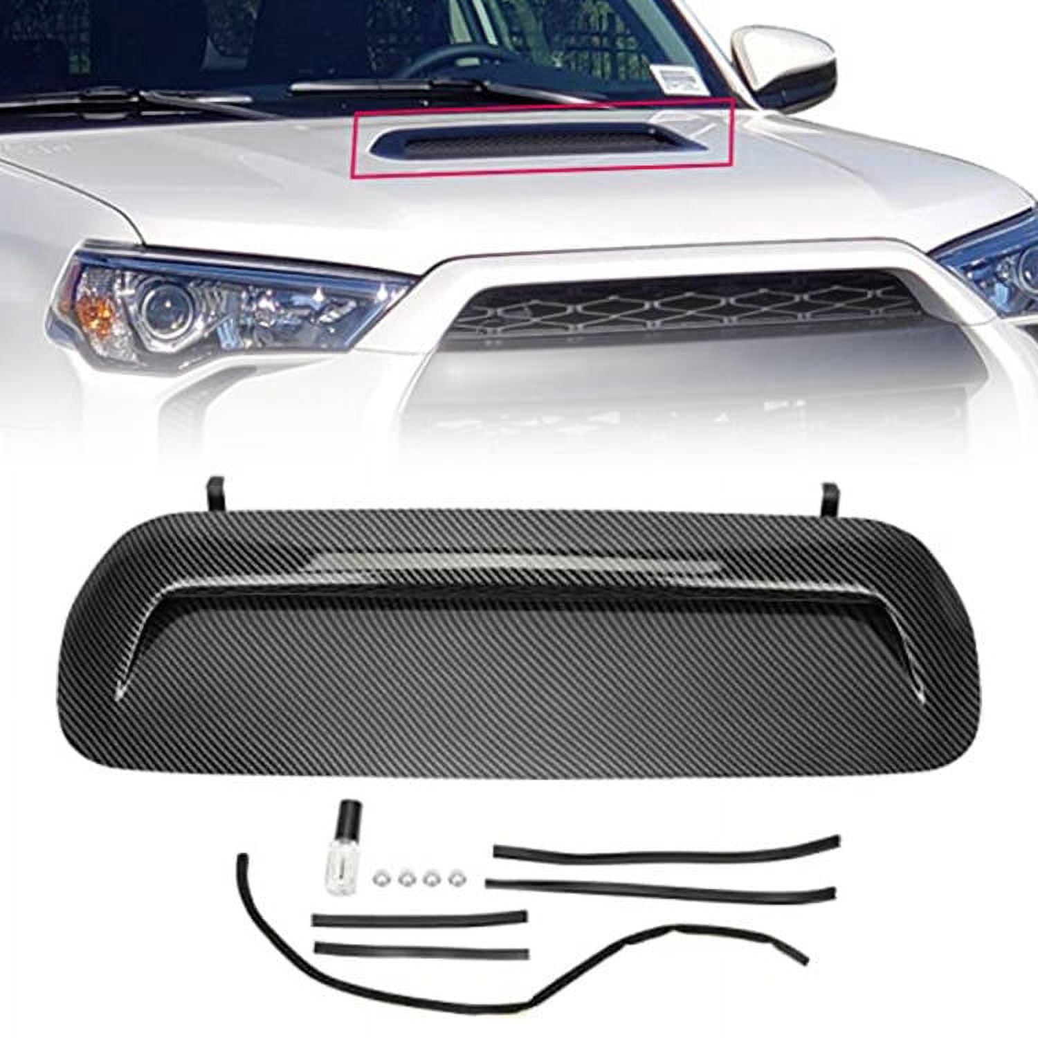 ECOTRIC Front Upper Air Flow Hood Scoop Bulge Insert Upgrade Kit for