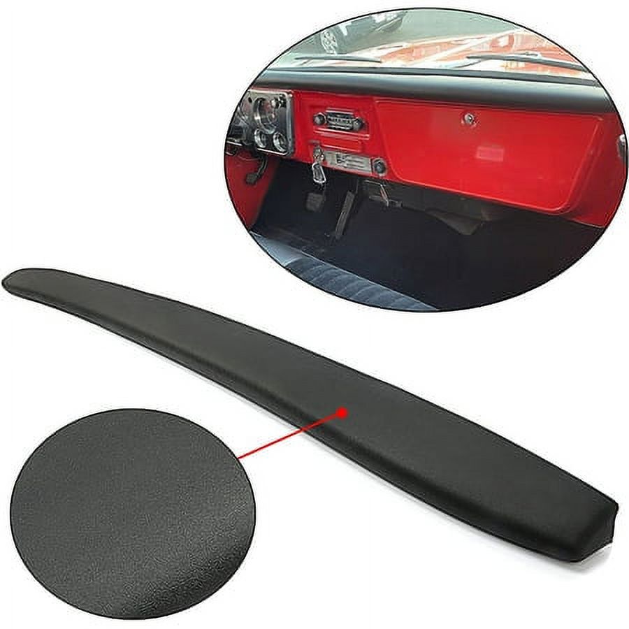 Black Dash Pad Cover For 1967-1972 Chevy / GMC C10 Truck – Interior Replacement