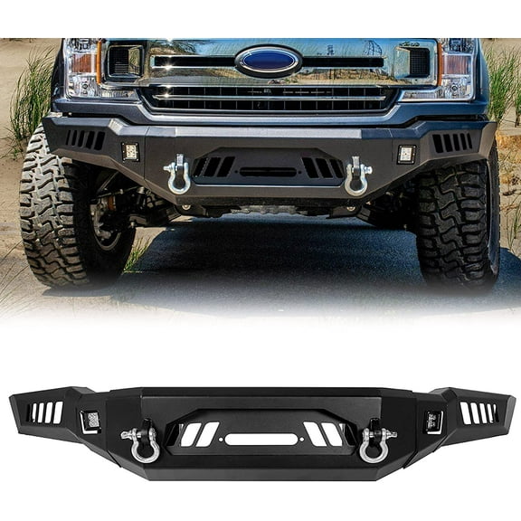 ECOTRIC Modular Front Bumper Compatible with 2018-2020 Ford F150 3-Piece 2 Packages