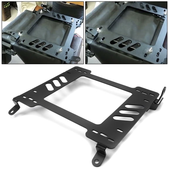 ECOTRIC Passenger Steel Seat Bracket for 1992-2000 93 94 95 96 97 98 99 Lexus SC 300/400 SC300 SC400 Replace for SB160PA Black