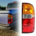 thumbnail image 1 of ECOTRIC Tail Light Lamp Taillight Rear Signal Brake Light Passenger Side Right RH w/ Bulb(s) Compatible with 1995-2000 Toyota Tacoma Truck Replacement for TO2801116 8155004030, 1 of 10