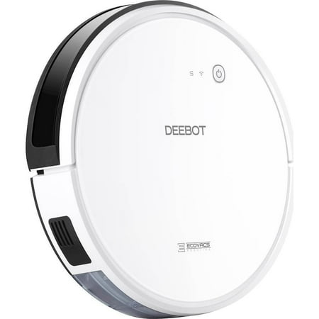 ECOVACS Robotics - DEEBOT 600 Wi-Fi Connected Robot Vacuum - White