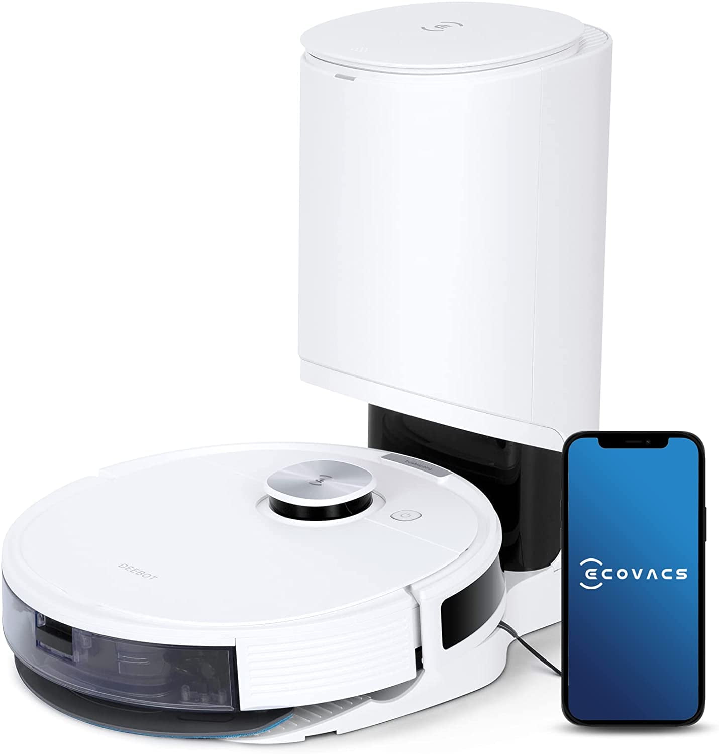 ECOVACS DEEBOT N10 PLUS Ultra Robot Vacuum and Mop Combo with Auto-Empty Station，3800Pa, Lidar+dToF Mapping