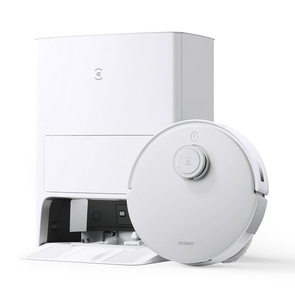 ECOVACS DEEBOT T20 OMNI Robot Vacuum and Spinning Mop with Automatic Lifting and Cleaning Station, Self-Emptying, Smart Mapping, Wi-Fi Connected, LIDAR Navigation, Mop Combo, Pet Hair, Hard Floor