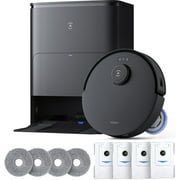 ECOVACS DEEBOT T30S Care Robot Vacuum & Mop - 11000Pa, ZeroTangle, TruEdge Mopping, Self-Emptying, Auto-Mop Lifting