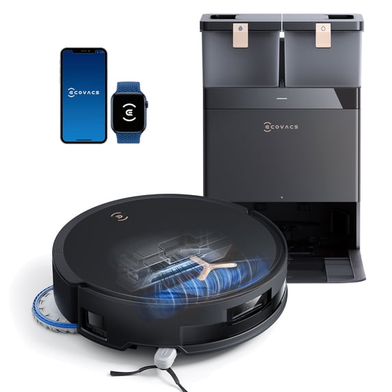 ECOVACS DEEBOT T50 MAX PRO Omni Robot Vacuum and Mop, 18,500Pa Suction, BLAST Airflow Tech, 18mm Auto-Lift