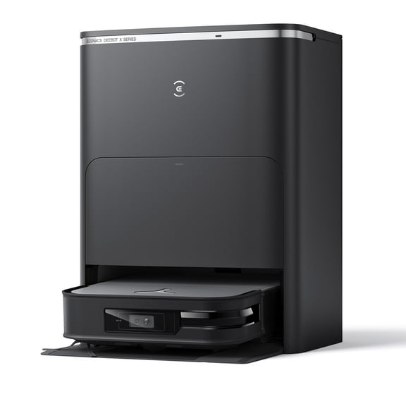 ECOVACS DEEBOT X2 OMNI Robot Vacuum and Spinning Mop with Automatic Mop Lifting and Cleaning Station, Self-Emptying, Smart Mapping, Wi-Fi Connected, LIDAR Navigation, Mop Combo, Pet Hair