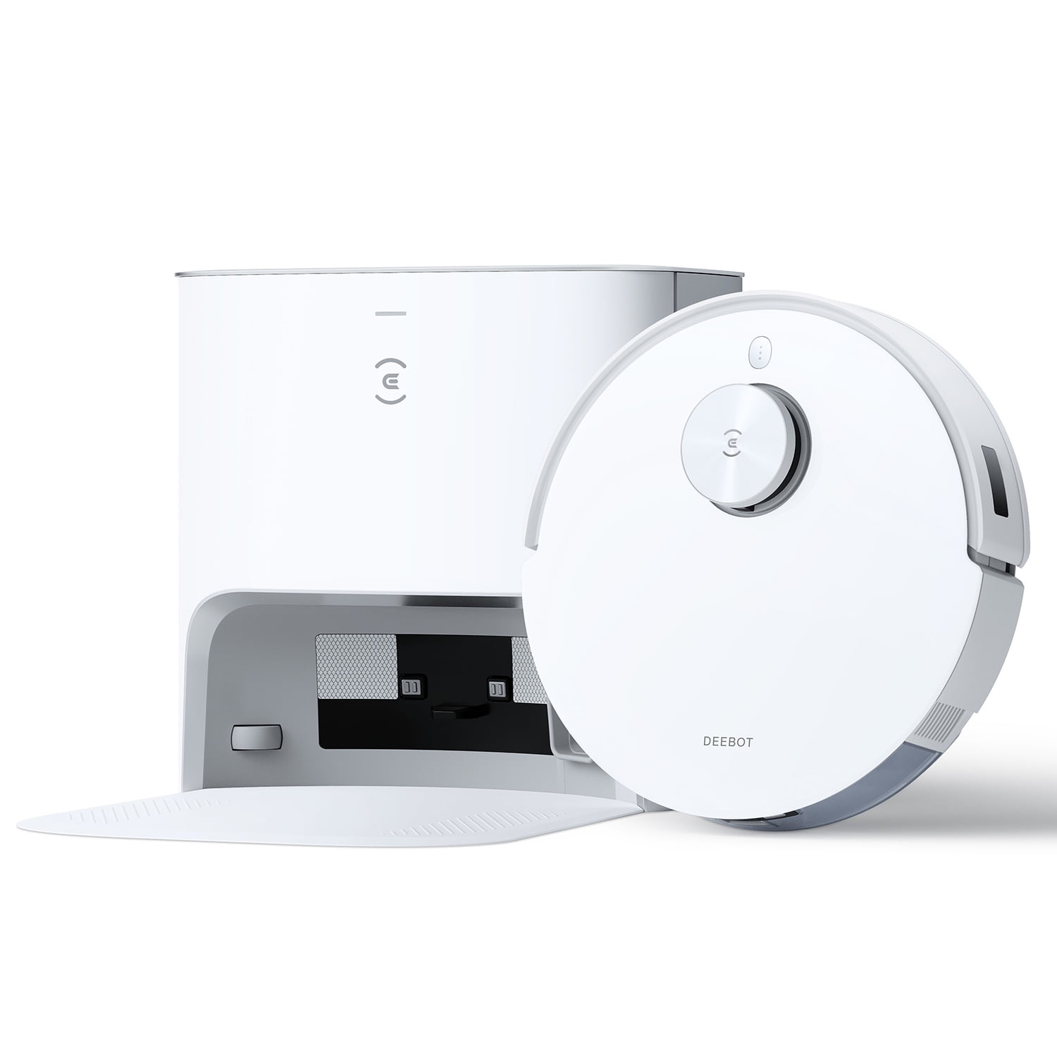 ECOVACS DEEBOT T10 PLUS All-In-One Robot Vacuum and Mop with Auto-Empty Station, White ECOVACS DEEBOT T10 PLUS All-In-One Robot Vacuum and Mop with Auto-Empty Station, White
