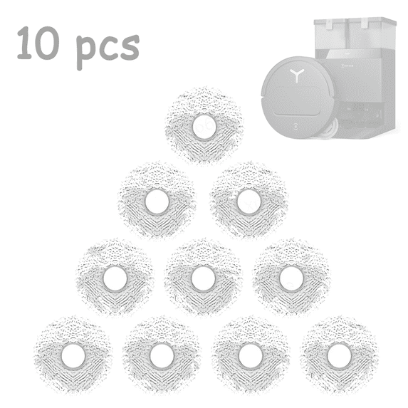 FOR ECOVACS T50 PRO OMNI /T50PRO / T50 OMNI Robot Vacuum Spare Parts Main Side Brushes Mop Cloths HEPA Filters Dust Bags Accessories T50 Replacement Kit for Ecovacs