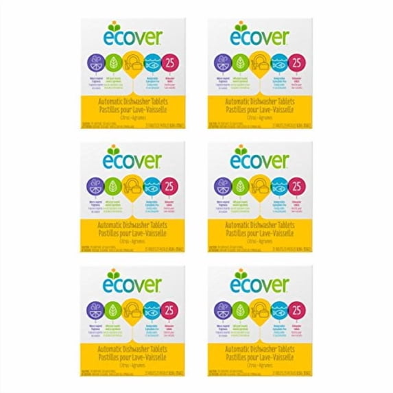 ECOVER - Ecover Dishwasher Auto Tab 17.6OZ ( Pack of 12)