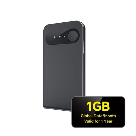 ECOVOX 4G WiFi Router, Portable Mobile Hotspot with Long Battery Life, Fast Wireless Internet Connection for Smartphones, Tablets, and Laptops