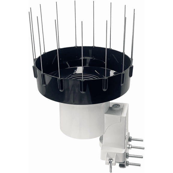 ECOWITT WH40H Wireless Outdoor Rain Gauge Sensor, Equipped with a 5cm / 1.96in Height Self-Draining Rain Collection Funnel and 15 Bird-Proof Spikes