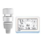 ECOWITT WS3801 Wi-Fi Weather Station with WS90 7-in-1 Solar-Powered Outdoor Sensor and WS3800 7.5-Inch LCD Display Console