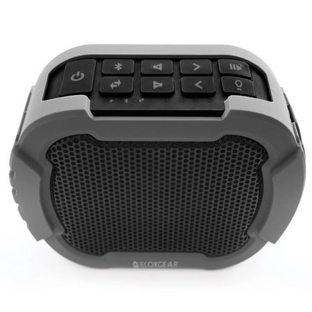 ECOXGEAR Eco Roam 30 Small Rugged IPX67 Waterproof BT Speaker (Gray)