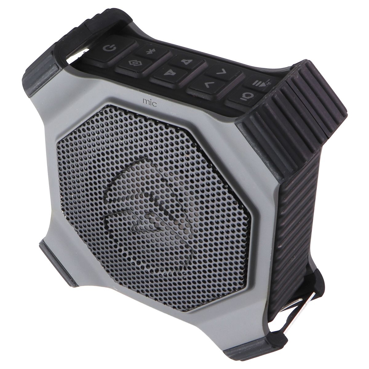ECOXGEAR EcoEdge+ Waterproof Bluetooth LED Lit Speaker - Gray (Very Good) - image 1 of 5