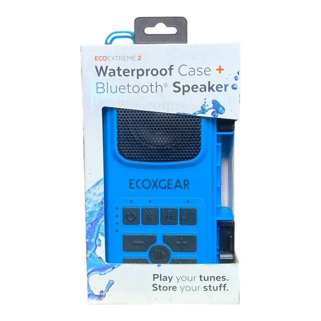 EcoXGear Extreme 2 Bluetooth Waterproof Case Speaker (Blue)