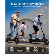 ECOZOOM Electric Scooter Adults 20MPH Commuting Scooter 500W High Speed 8.5 Solid Tire & 21 Miles Range E8PRO