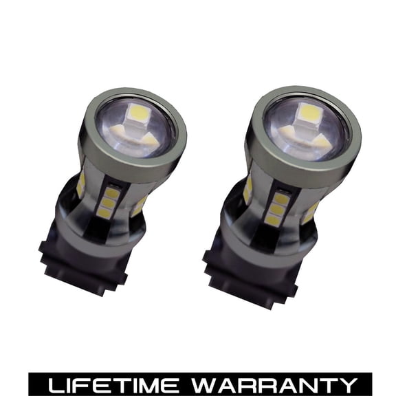 ECP-AUTOTEILE 3157 21SMD CAN Bus LED Bulb for Backup,Reverse,Turn Signal,Brake Lights Cool White