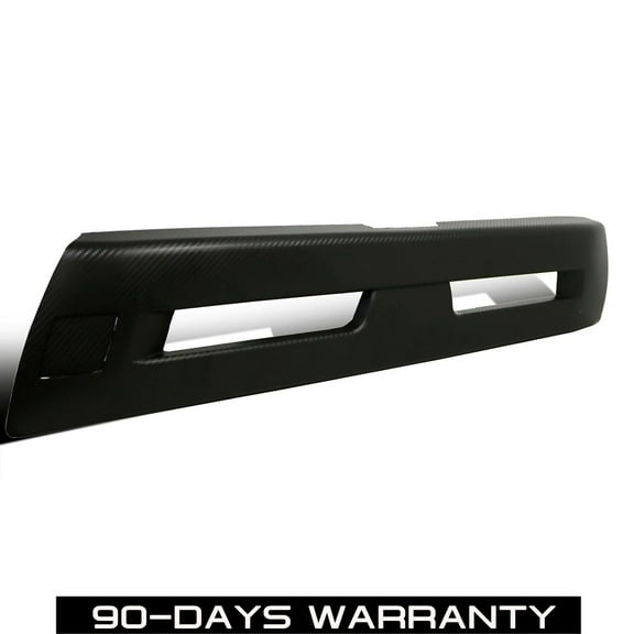 ECP-AUTOTEILE fit for 08-15 Lancer EVO X CJ Sedan&Hatch Front Grille Middle Lid Cover Matte Carbon Fiber Look